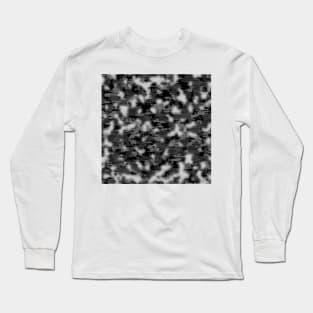 Black and white Camouflage Long Sleeve T-Shirt